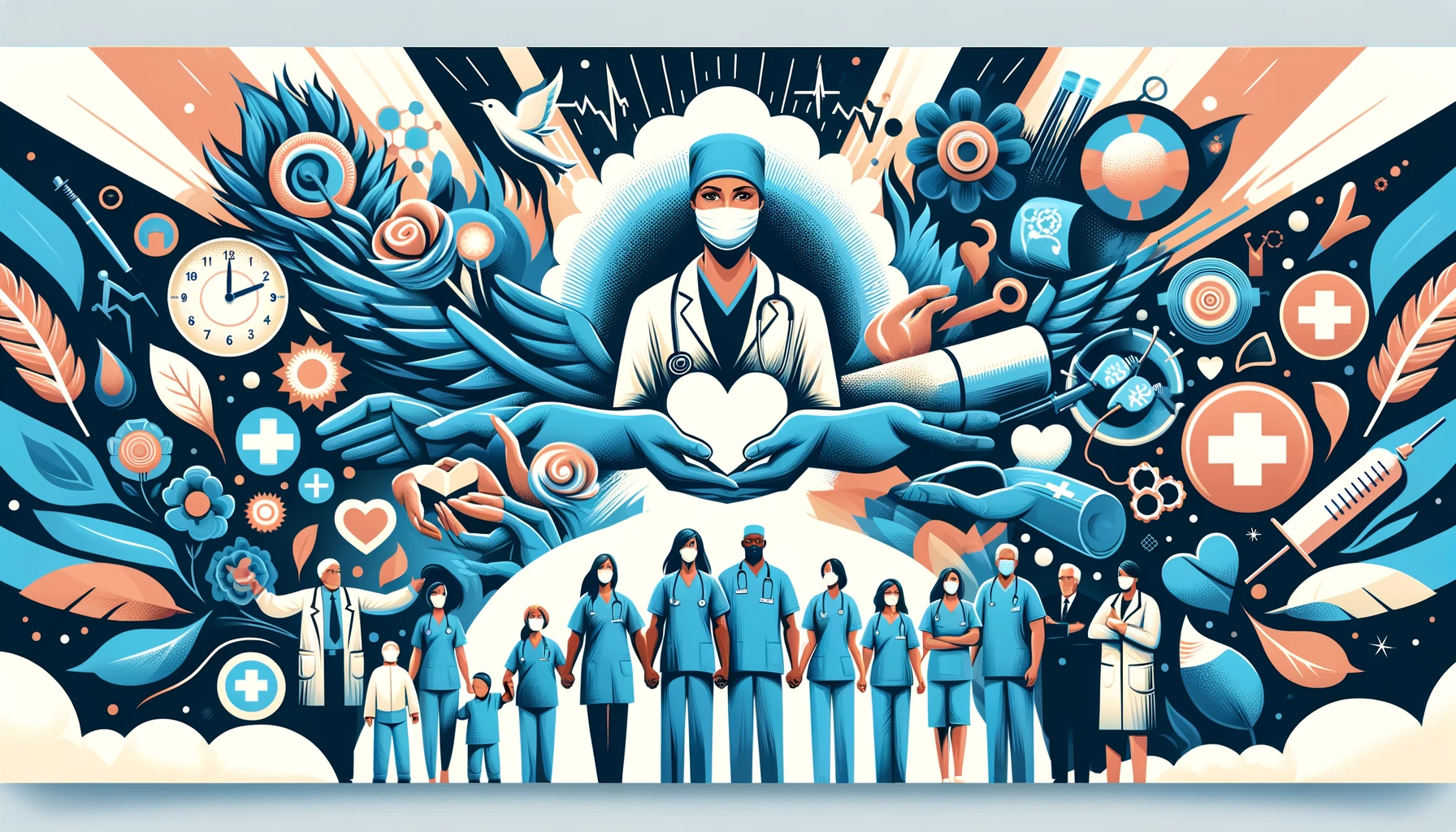 introduction banner of healthcare workers